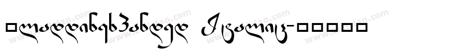 AladdinExpanded Italic字体转换
